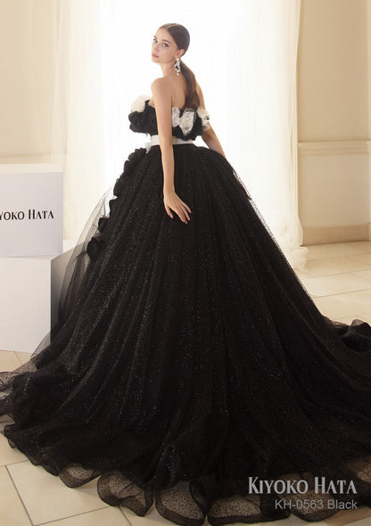 KH0563 black【結婚式 カラードレス レンタル】