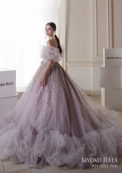 KH0564 pink【結婚式 カラードレス レンタル】