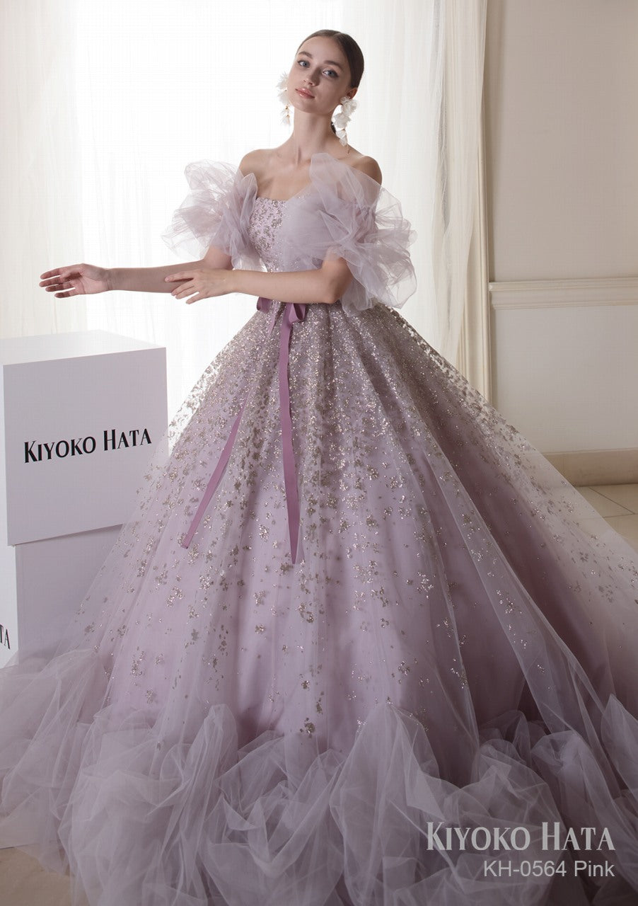 KH0564 pink【結婚式 カラードレス レンタル】