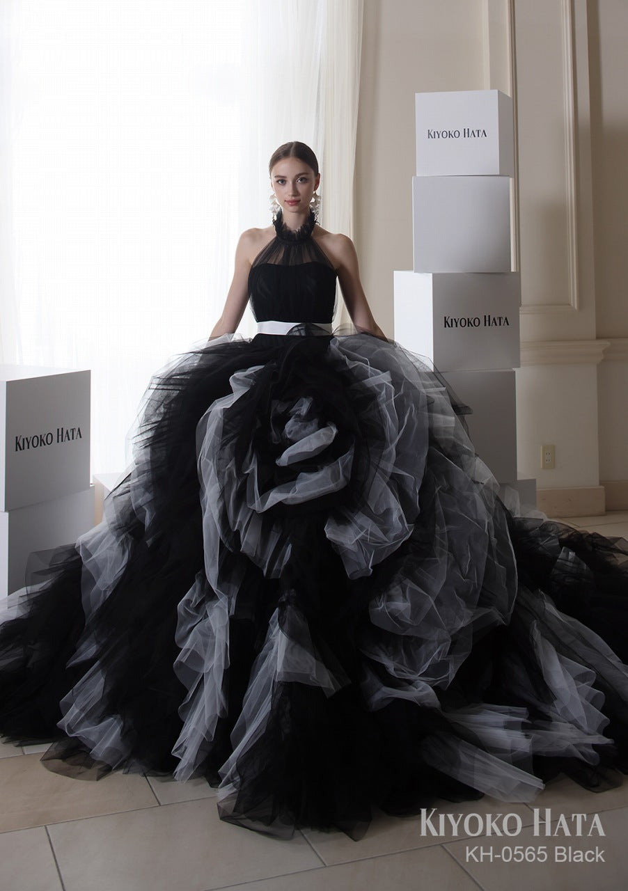 KH0565 black【結婚式 カラードレス レンタル】