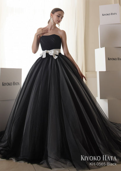 KH0565 black【結婚式 カラードレス レンタル】