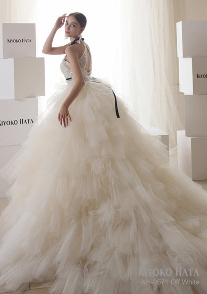 KH0571 offwhite【ウェディングドレス レンタル】