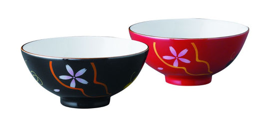 (ひらり)ペアご飯茶碗 【結婚式 ギフト 引き出物 食器類】