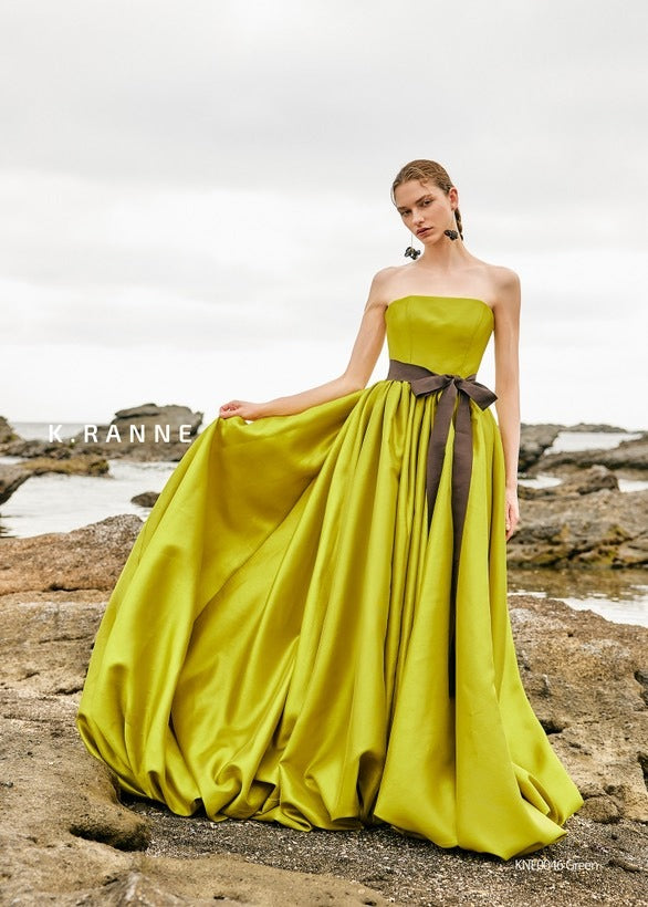 KNE0046green【結婚式 カラードレス レンタル】