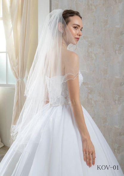 ISAMU MORITAオリジナル 抗菌ベール(シンプル) 【結婚式 ベール】