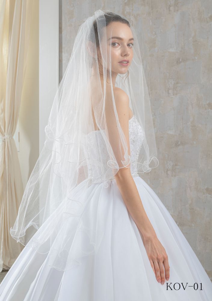 ISAMU MORITAオリジナル 抗菌ベール(シンプル) 【結婚式 ベール】