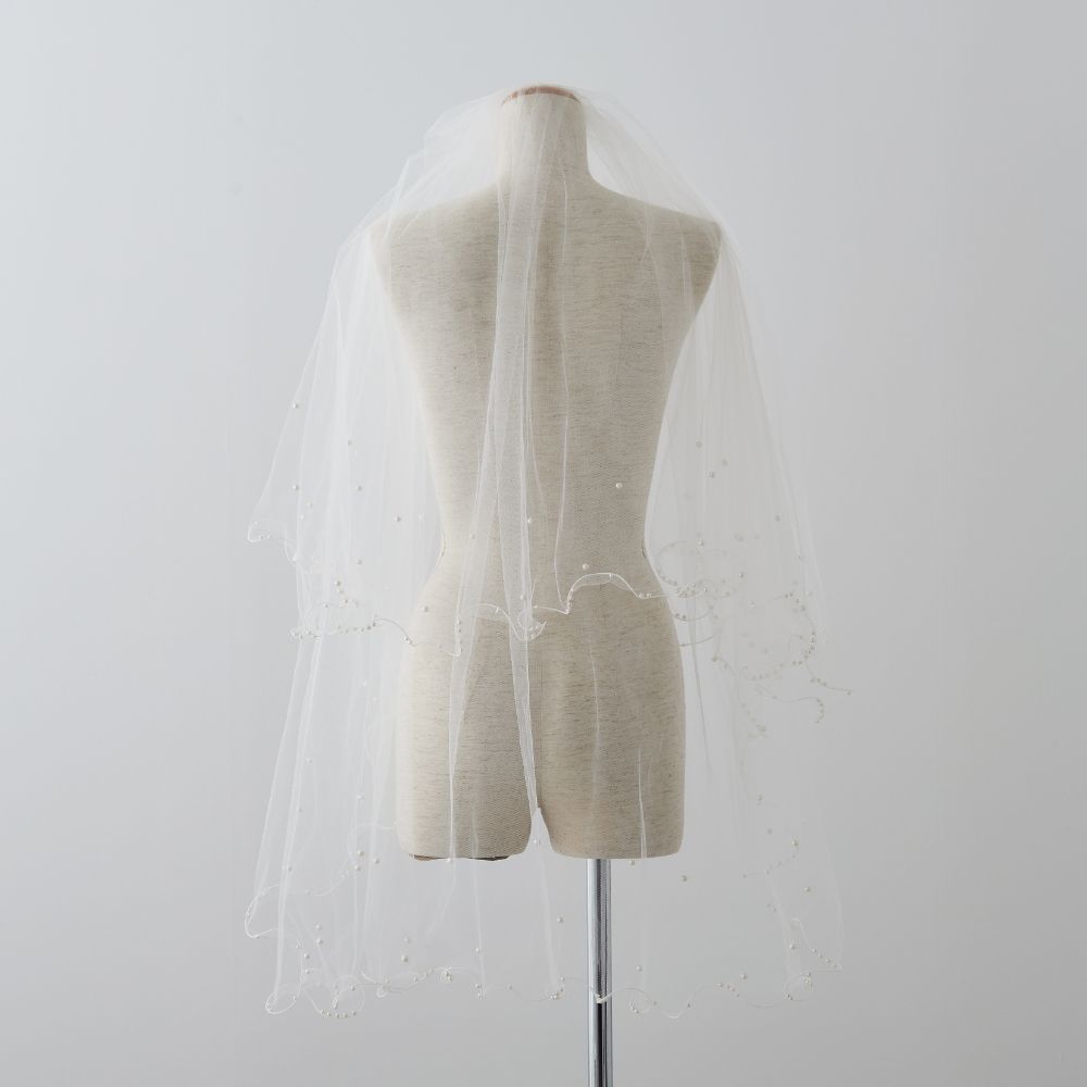 ISAMU MORITAオリジナル 抗菌ベール(パール) 【結婚式 ベール】