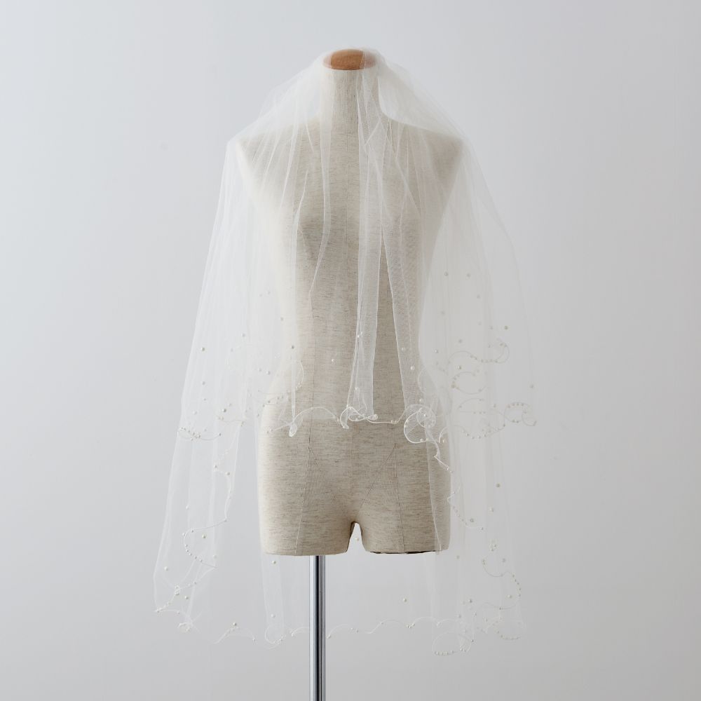 ISAMU MORITAオリジナル 抗菌ベール(パール) 【結婚式 ベール】