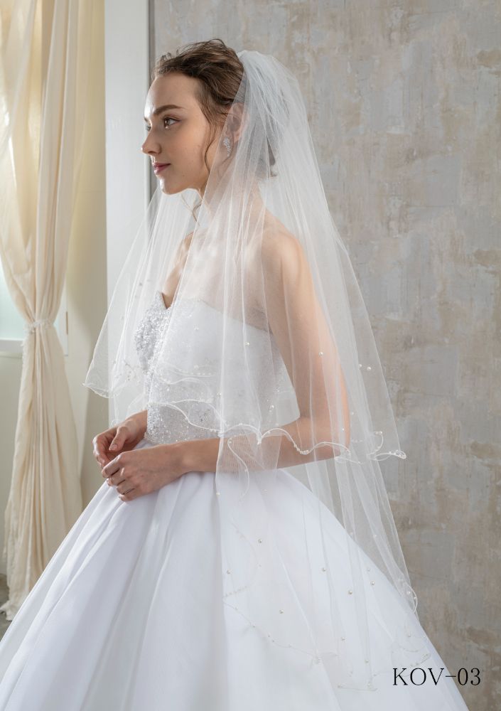 ISAMU MORITAオリジナル 抗菌ベール(パール) 【結婚式 ベール】