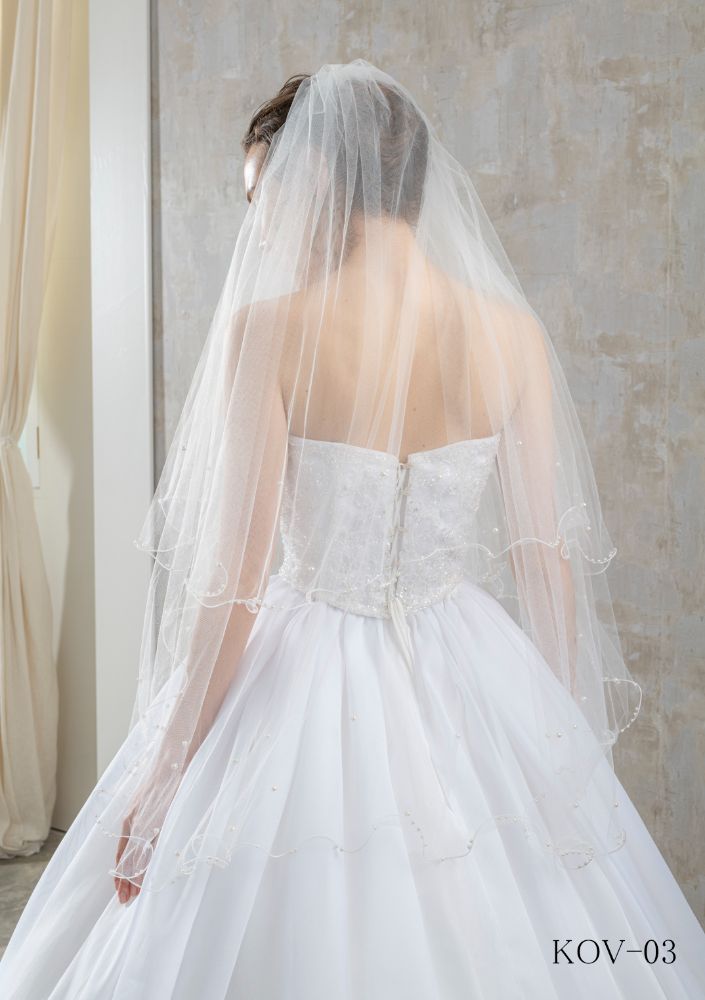 ISAMU MORITAオリジナル 抗菌ベール(パール) 【結婚式 ベール】