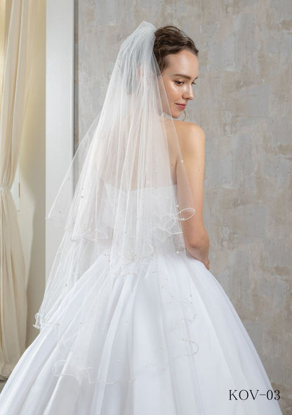 ISAMU MORITAオリジナル 抗菌ベール(パール) 【結婚式 ベール】