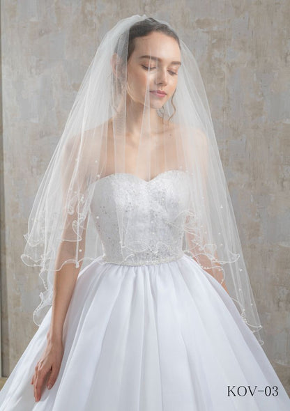 ISAMU MORITAオリジナル 抗菌ベール(パール) 【結婚式 ベール】