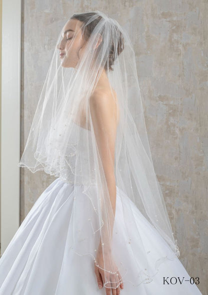 ISAMU MORITAオリジナル 抗菌ベール(パール) 【結婚式 ベール】