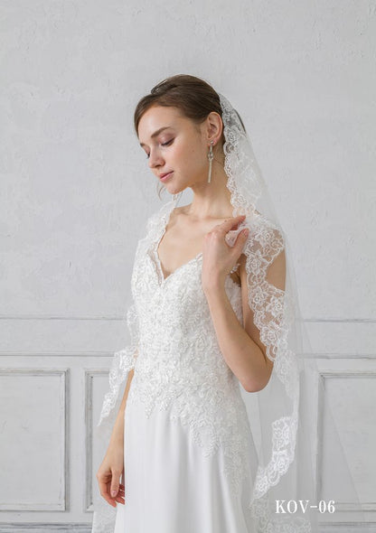 ISAMU MORITAオリジナル 抗菌マリアベール(レース) 【結婚式 ベール】