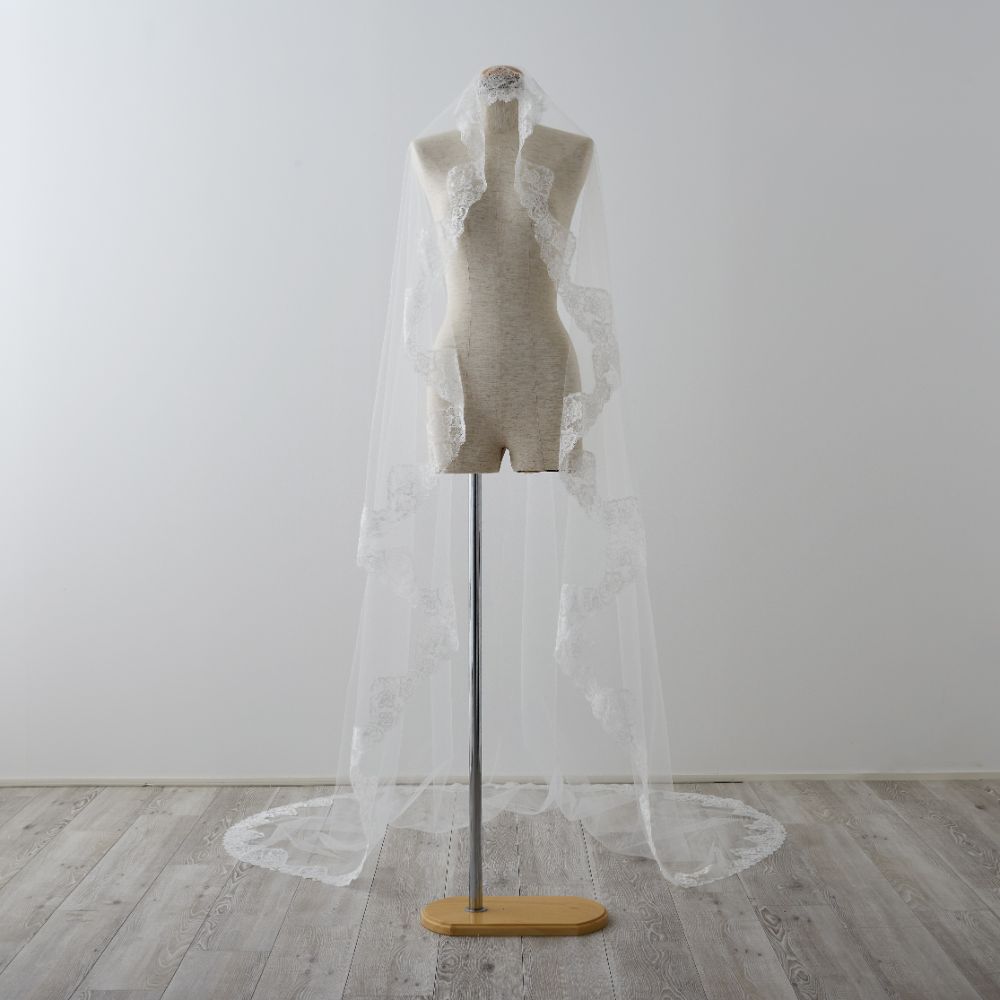 ISAMU MORITAオリジナル 抗菌マリアベール(レース) 【結婚式 ベール】