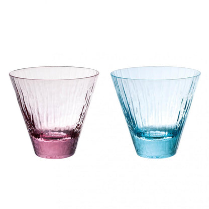 キーラ グラスペア(バイオレット・ブルー) 【結婚式 ギフト 引き出物 食器類】