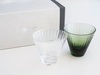 キーラ グラスペア(クリアー・フォレスト) 【結婚式 ギフト 引き出物 食器類】