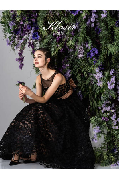 カラードレス FLEUR NOIRE 【結婚式 カラードレス レンタル】
