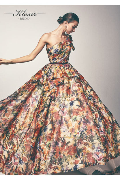 カラードレス TREE PEONY 【結婚式 カラードレス レンタル】