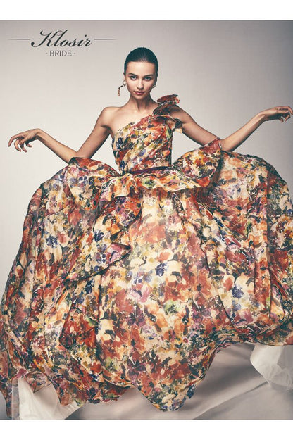 カラードレス TREE PEONY 【結婚式 カラードレス レンタル】