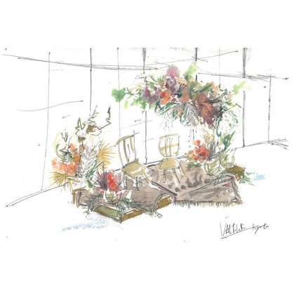 オーダー会場装花 エリア内(京都・軽井沢) 【結婚式 フラワー 会場装花】