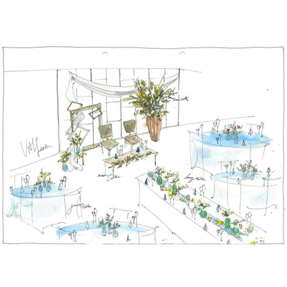 オーダー会場装花 エリア内(京都・軽井沢) 【結婚式 フラワー 会場装花】