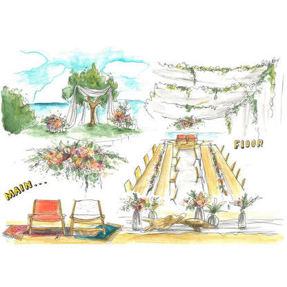 オーダー会場装花 エリア外(京都・軽井沢以外) 【結婚式 フラワー 会場装花】
