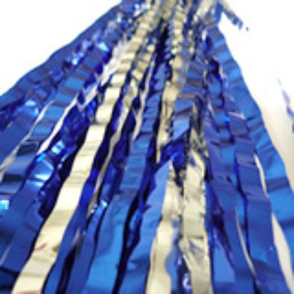 巨大クラッカー(ブルーメタルテープ)レギュラータイプ 2本セット 筒カラー:シルバー 【結婚式 挙式 披露宴 演出グッズ】