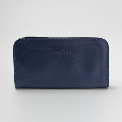 ハーフジップ長財布 NAVY KVP DAVIS 【結婚式 引き出物 ギフト】