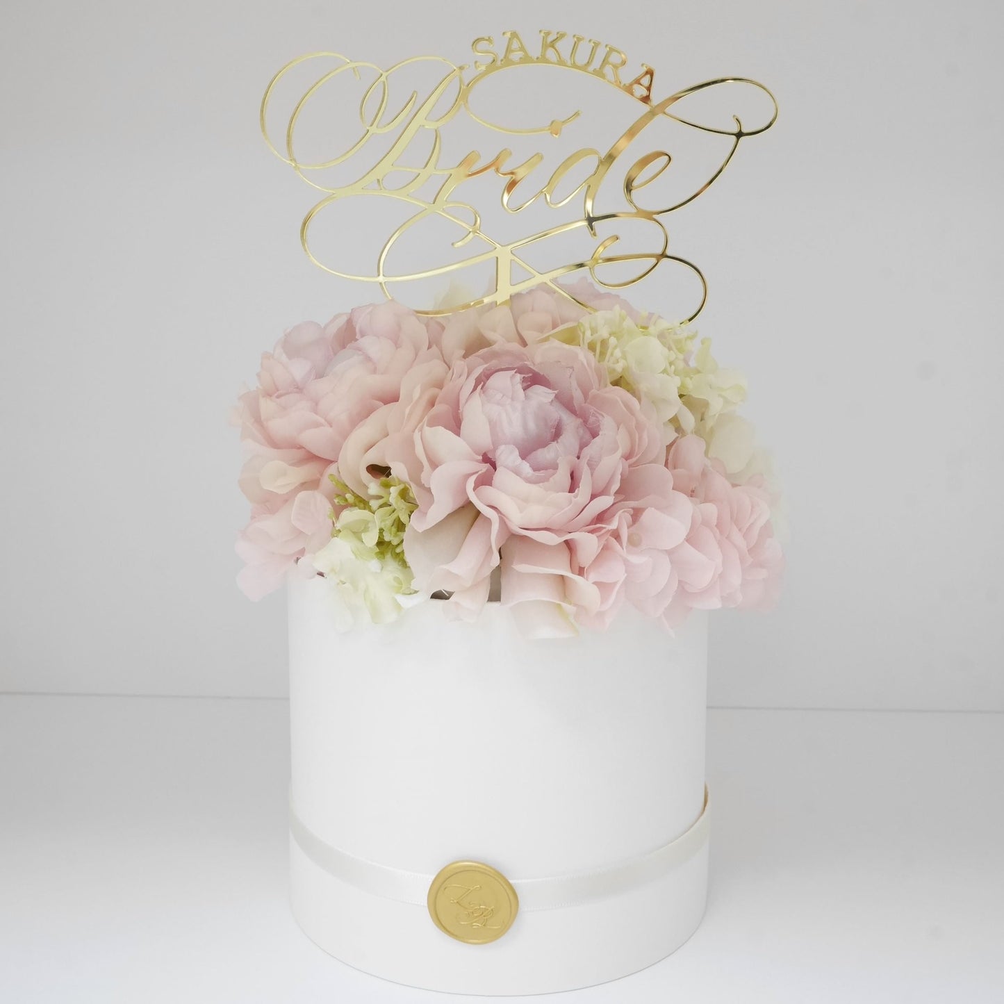 セミオーダー「Groom / Bride+お名前」ケーキトッパー【カリグラフィー】 【結婚式 挙式 披露宴 演出グッズ オーダーメイド】