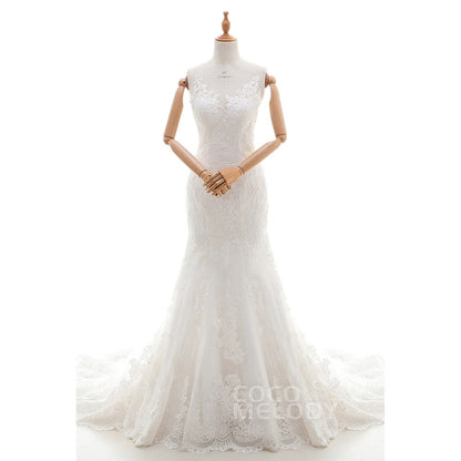 LD4342 ソフトチュール イリュージョン ウェディングドレス 【ウェディングドレス オーダーメイド】