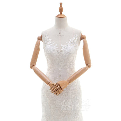 LD4342 ソフトチュール イリュージョン ウェディングドレス 【ウェディングドレス オーダーメイド】