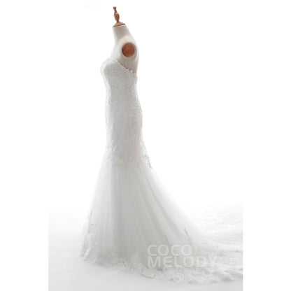 LD5580 ソフトチュール ハートネック ウェディングドレス 【ウェディングドレス オーダーメイド】