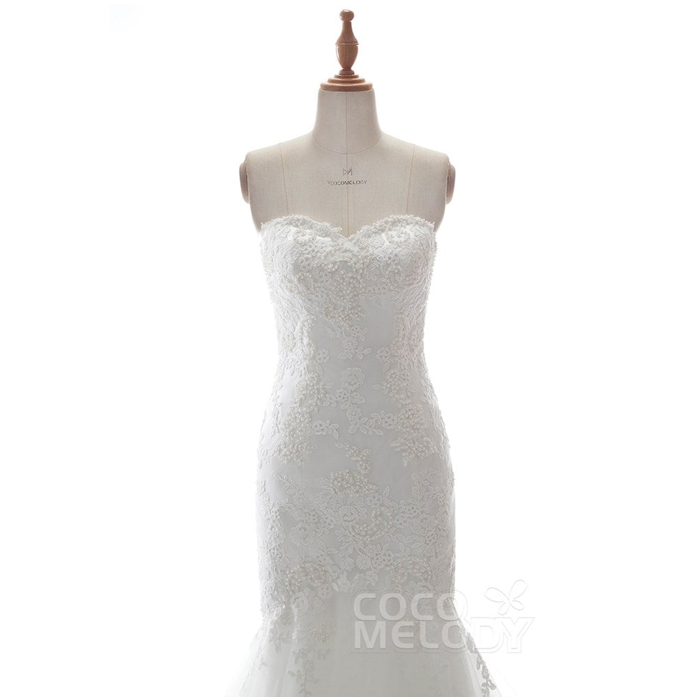 LD5580 ソフトチュール ハートネック ウェディングドレス 【ウェディングドレス オーダーメイド】