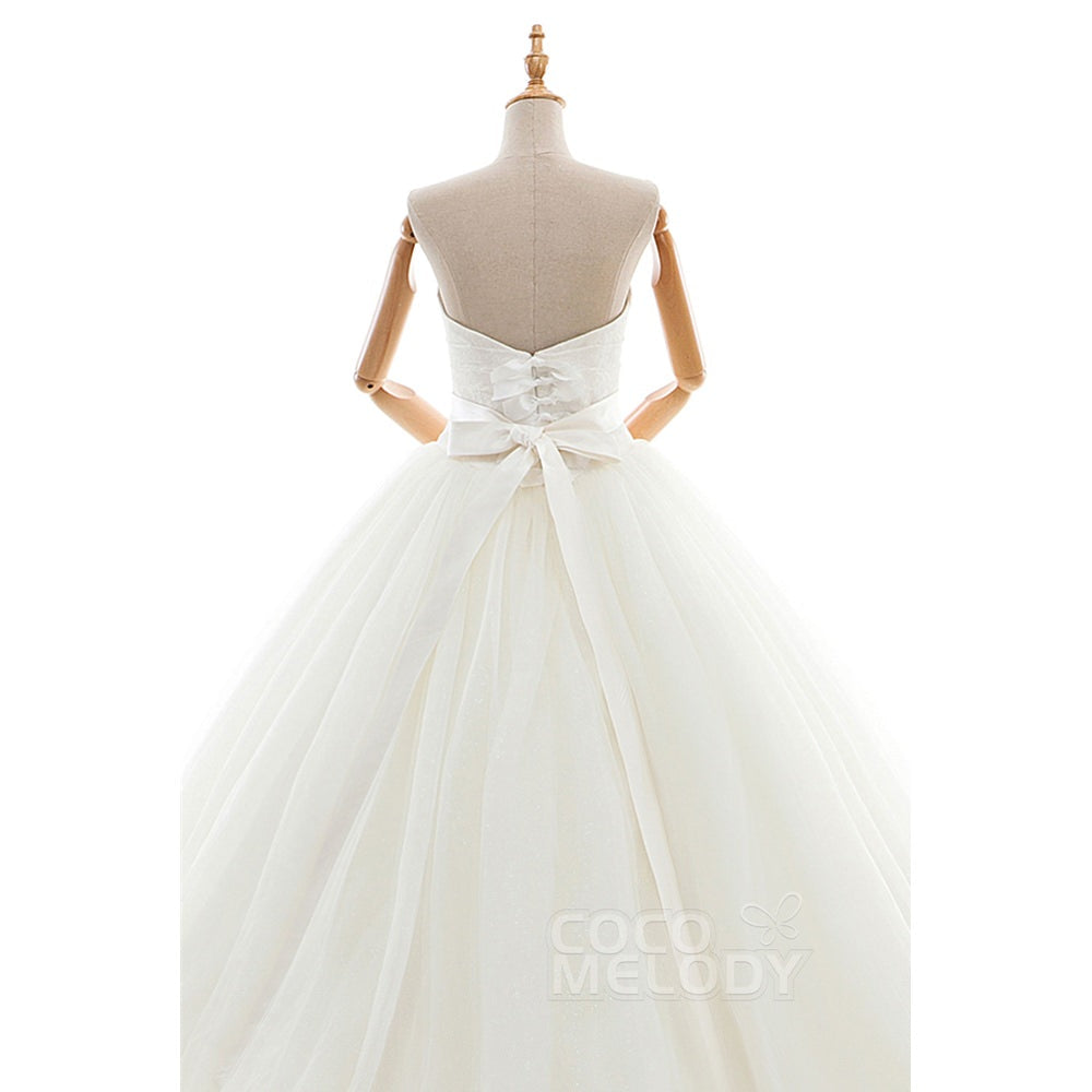 LD5583 ソフトチュール ハートネック ウェディングドレス 【ウェディングドレス オーダーメイド】