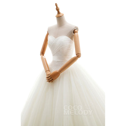 LD5583 ソフトチュール ハートネック ウェディングドレス 【ウェディングドレス オーダーメイド】