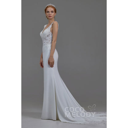 LD5816 レース セクシー マーメイド ウェディングドレス 【ウェディングドレス オーダーメイド】