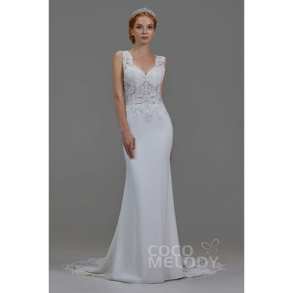 LD5816 レース セクシー マーメイド ウェディングドレス 【ウェディングドレス オーダーメイド】