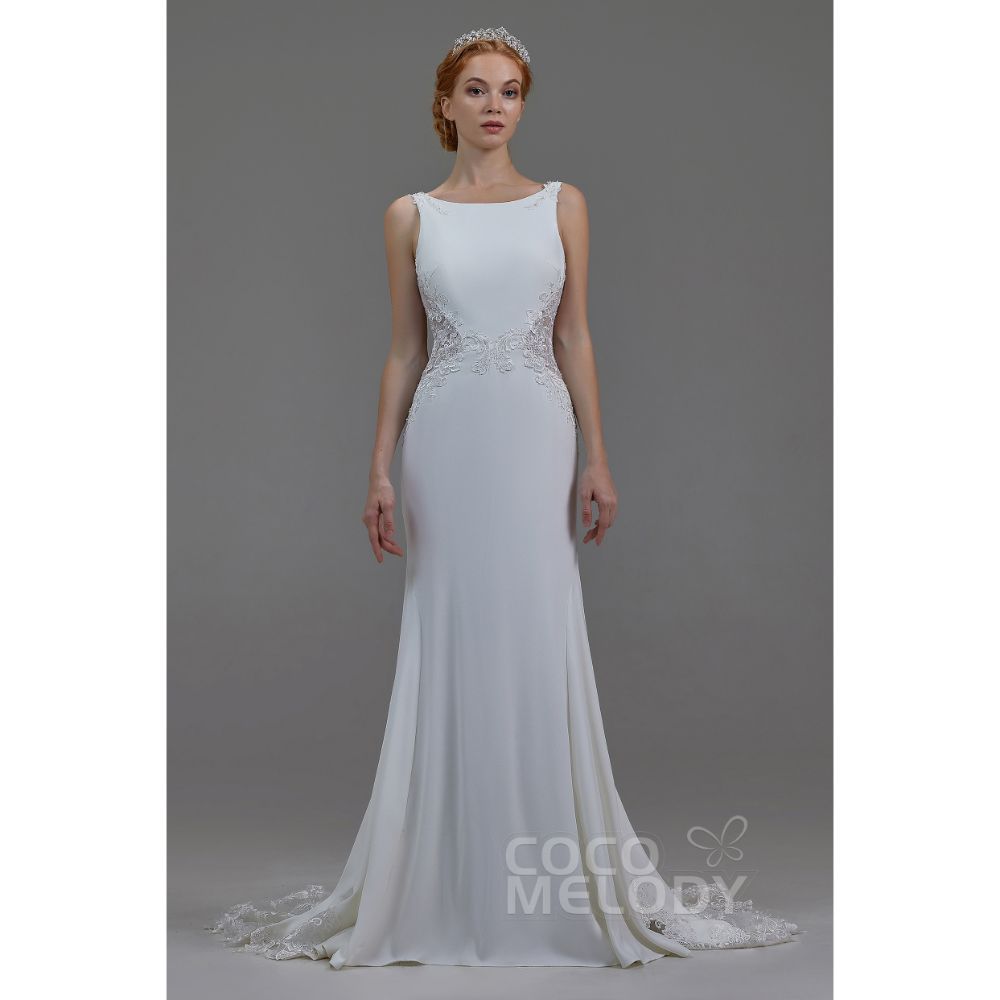 LD5818 オープンバック マーメイド ウェディングドレス 【ウェディングドレス オーダーメイド】