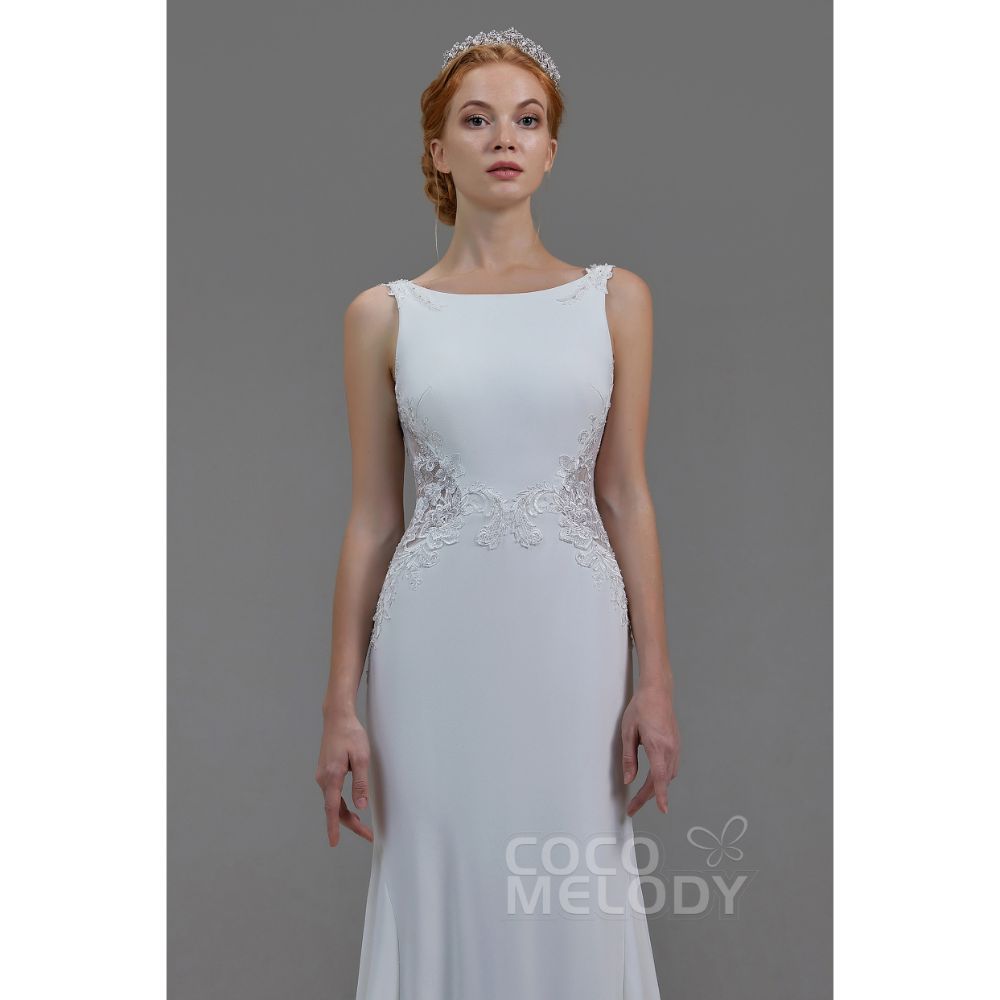 LD5818 オープンバック マーメイド ウェディングドレス 【ウェディングドレス オーダーメイド】