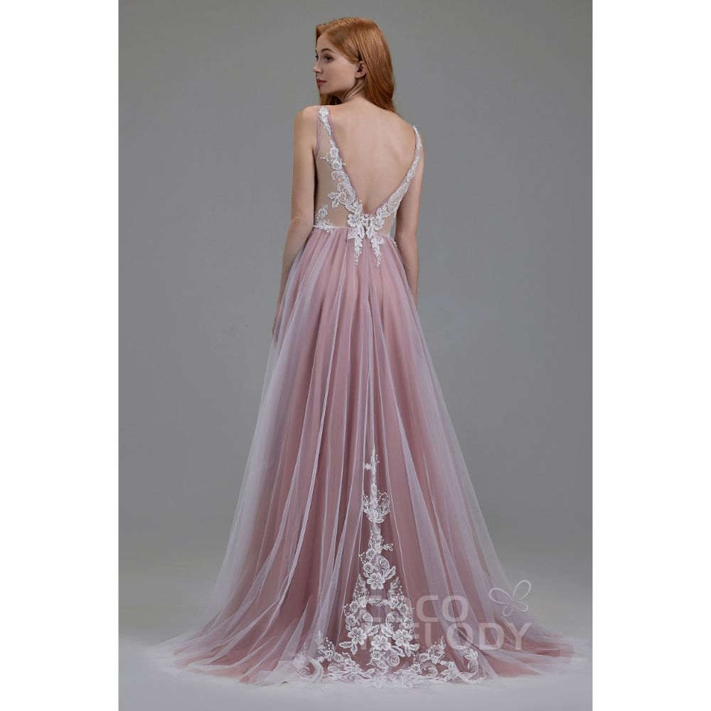 LD5832 スウィスチュール レース スレンダーライン ウェディングドレス 【結婚式 カラードレス オーダーメイド】