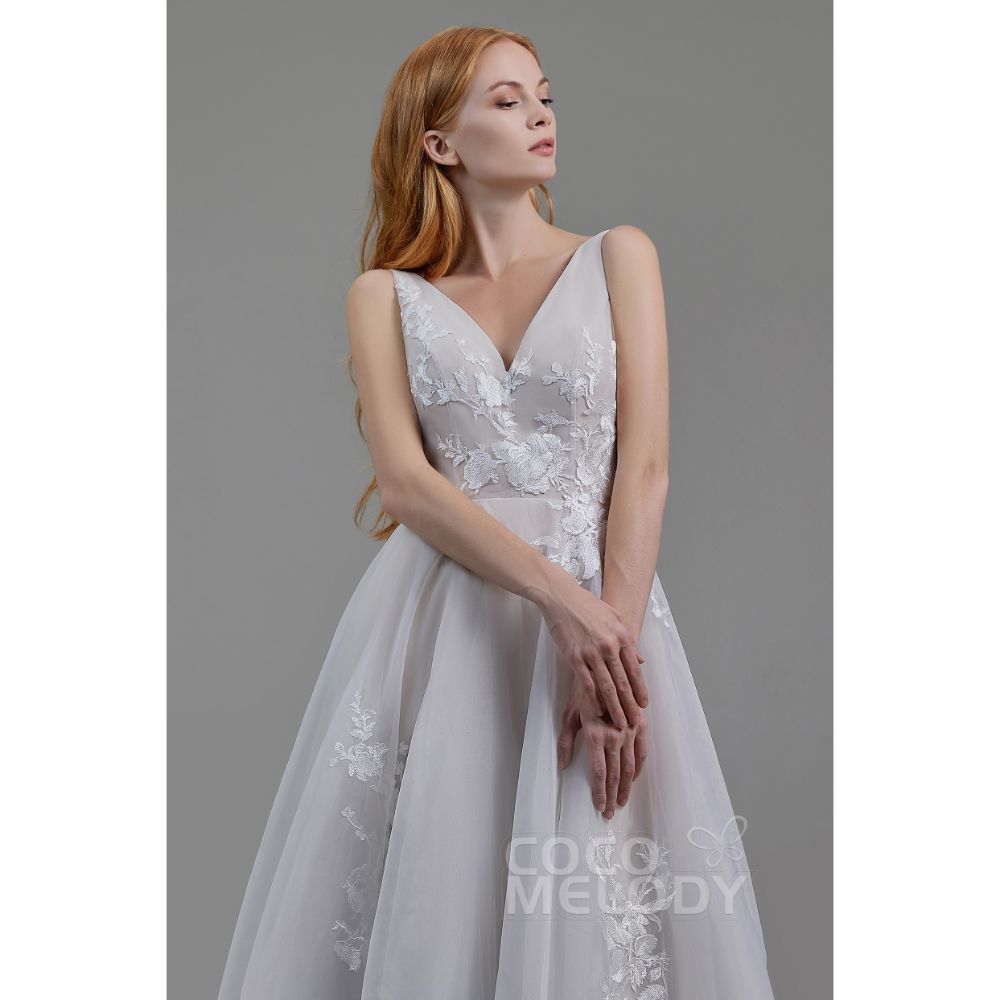 ウェディングドレス　Aライン LD5862 詳細 | ウエディングドレスを格安で探すならCOCOMELODY