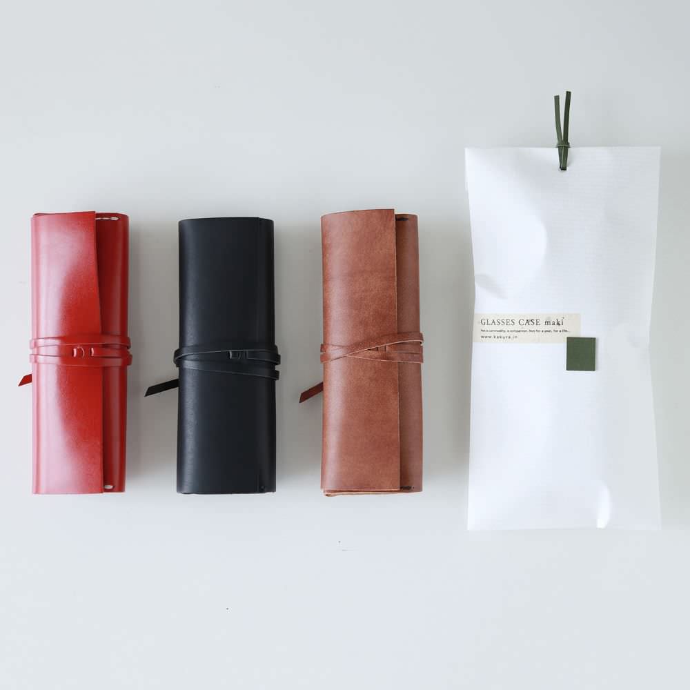 アンティークブラウン” メガネケース maki KAKURA 【結婚式 引き出物 ギフト】