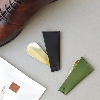 “アンティークブラウン” 靴べら “革×真鍮” KAKURA【結婚式 引き出物・ギフト】