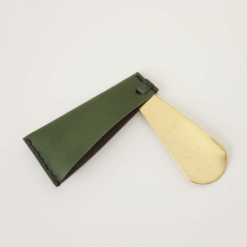 松葉” 靴べら 革×真鍮" KAKURA 【結婚式 引き出物 ギフト】