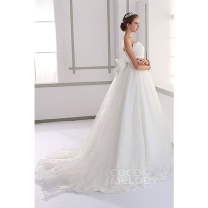 LH189 オーガンジー ビスチェ ウェディングドレス 【ウェディングドレス オーダーメイド】