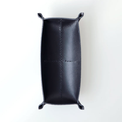 ブラック” 革トレイ ペン&メガネ KAKURA 【結婚式 引き出物 ギフト】