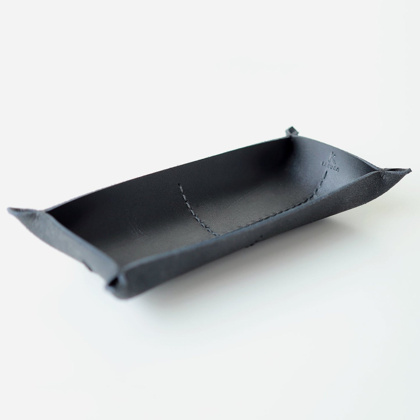 ブラック” 革トレイ ペン&メガネ KAKURA 【結婚式 引き出物 ギフト】