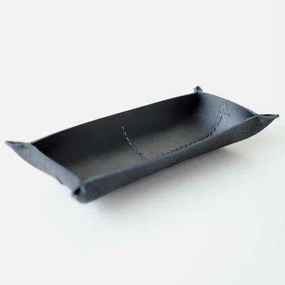 ブラック” 革トレイ ペン&メガネ KAKURA 【結婚式 引き出物 ギフト】