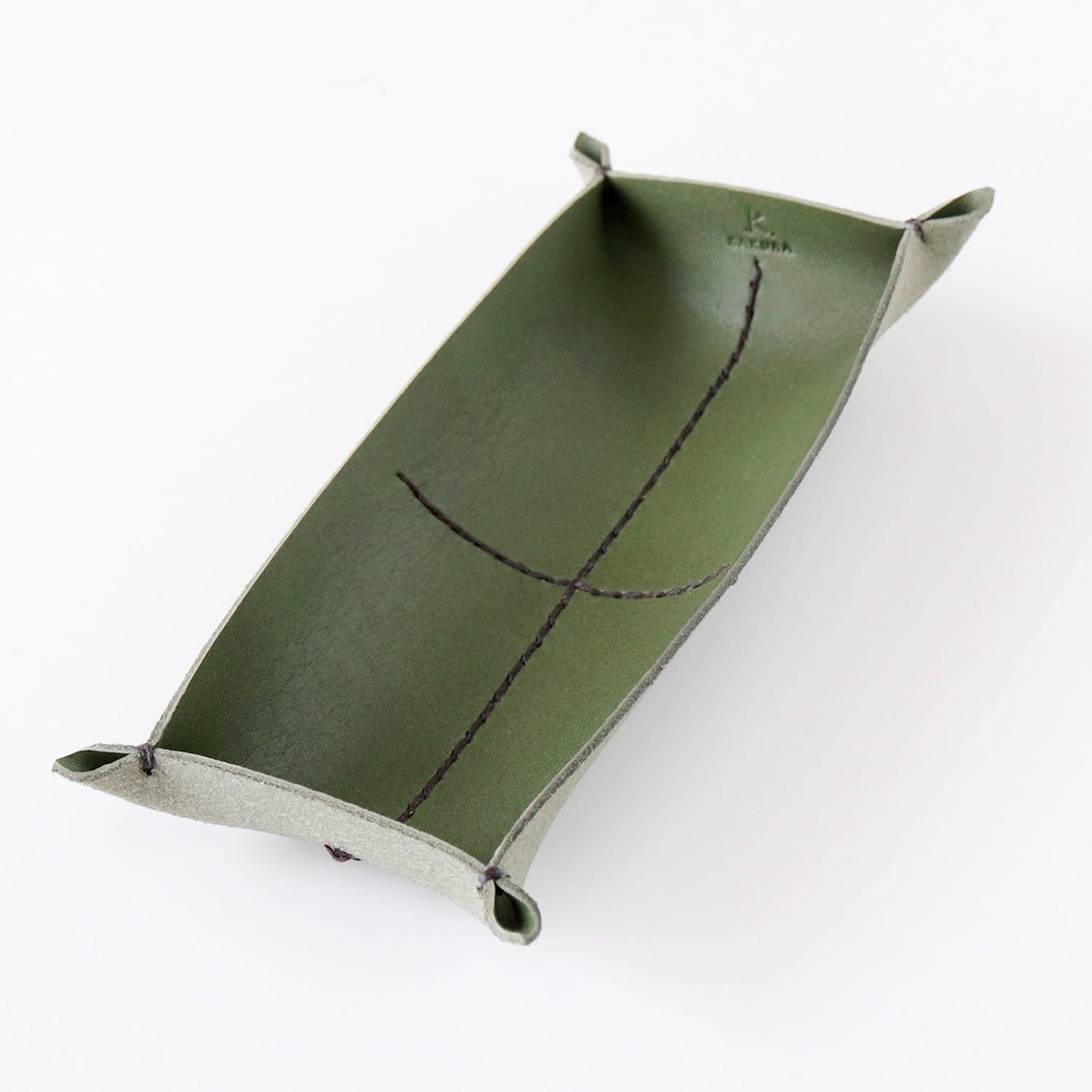 松葉” 革トレイ ペン&メガネ KAKURA 【結婚式 引き出物 ギフト】